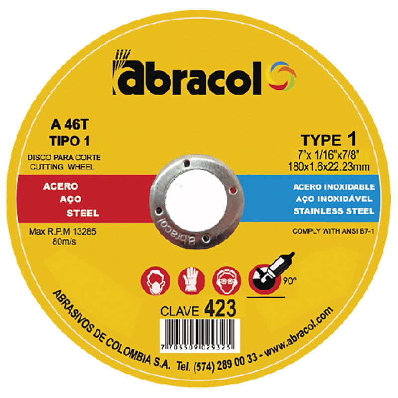 9" Metal Cutting Disc DT1