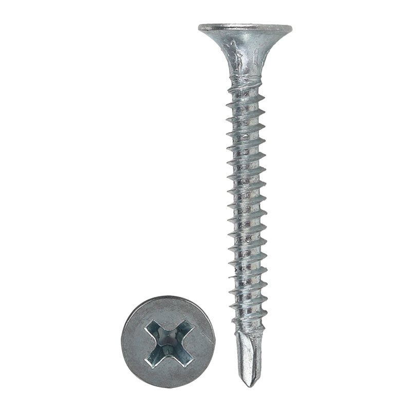 Galvanized self-drilling drywall screw 1 1/4" 500 pcs