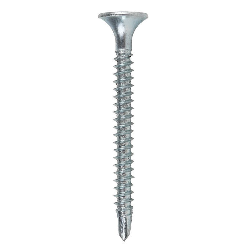 Galvanized gypsum screw with drill point, 1 1/2", 500 units