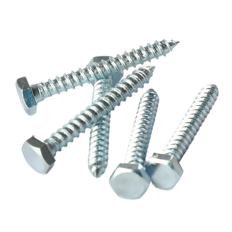 Lag screw 1/4 x 2" 5 pcs