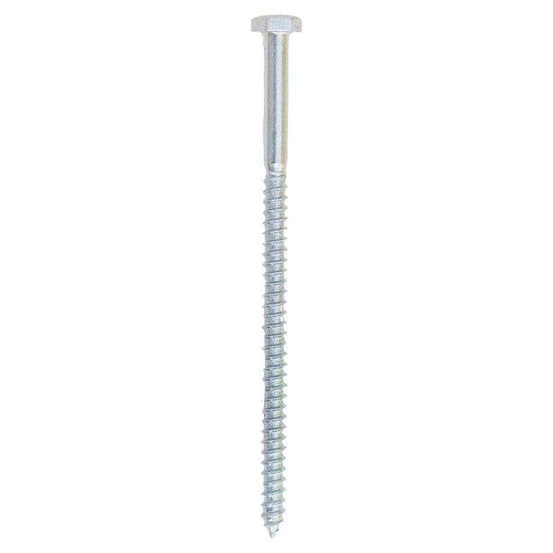 Tornillo tirafondo 1/4" x 5" 1 ud