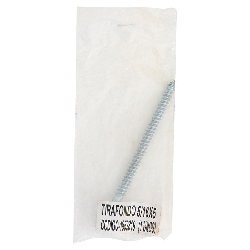 Lag screw 5/16" x 5" 1 pc