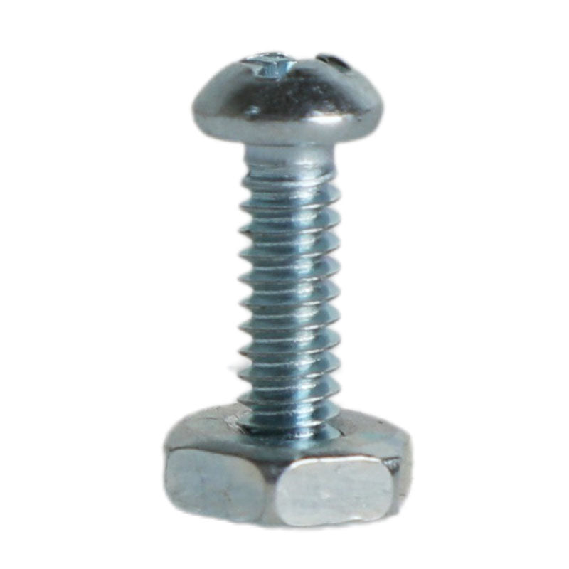 Stove bolt, round head, 1/8