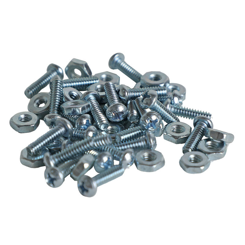 Stove bolt, round head, 1/8