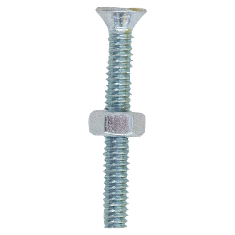Flat head stove bolt 1/4" x 2" 5 pcs includes nuts