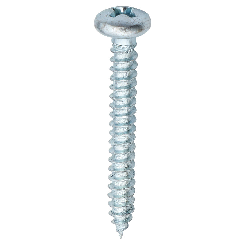 Tornillo de metal con cabeza redonda #8 1 1/2" 20 uds