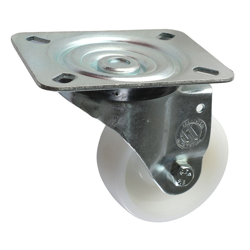 Rodín de nylon 3" giratorio con placa soporta 225 kg
