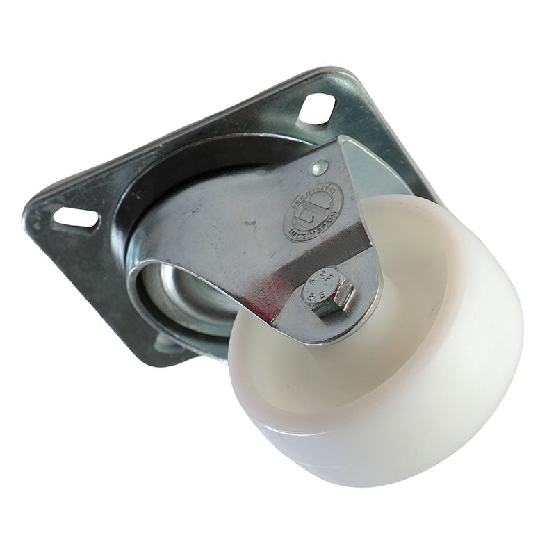 3" Nylon swivel caster with plate supports 225 kg