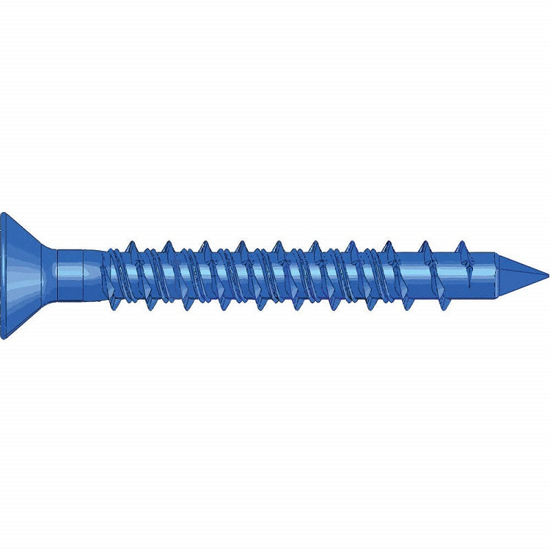 Tornillo para concreto cabeza plana 3/16" x 2 3/4" 10 uds