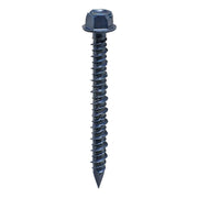 Tornillo para concreto hexagonal 3/16 x 1 3/4 pulgadas, 10 unidades