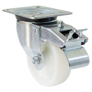 Swivel caster plate 4" supports up to 275 kg