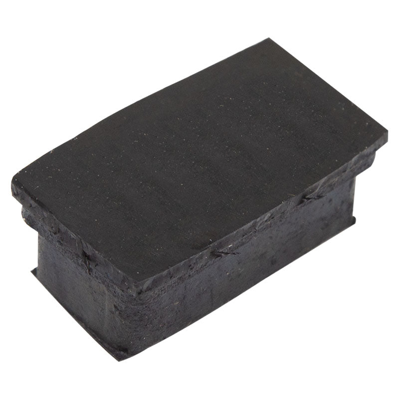 Protector taco rectangular de hule 1" x 2"