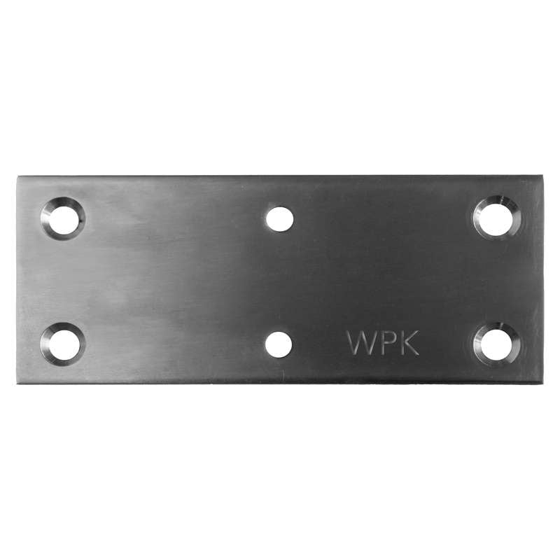 Stainless steel small bench plate 5 x 15.2 cm