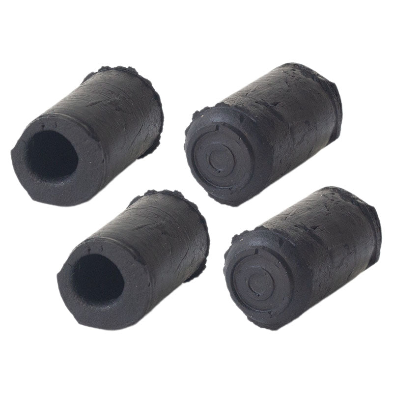 Protector taco redondo de hule 3/8" 4 uds