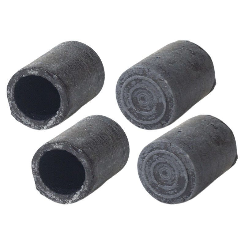 Protector taco redondo de hule 5/8" 4 uds