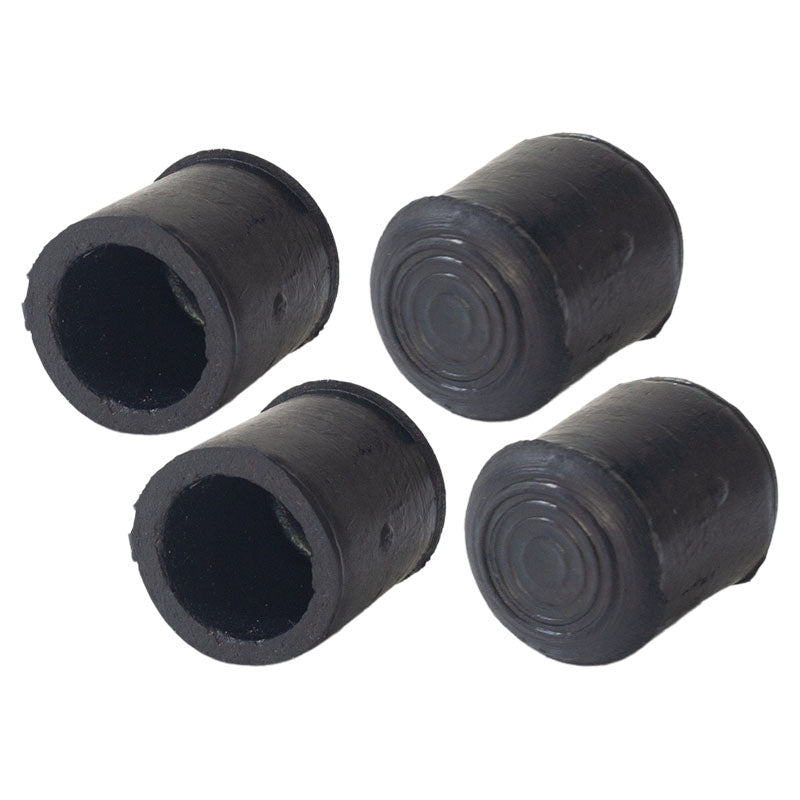 Protector taco redondo de hule 3/4" 4 uds