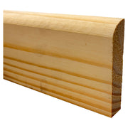 Rodapié de pino liso 19 mm 8,7 x 320 cm