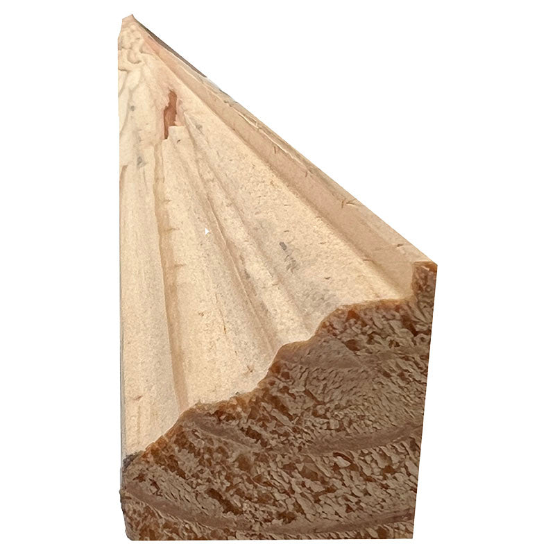 1/2 caña pino 3 x 3 cm 3,2 m