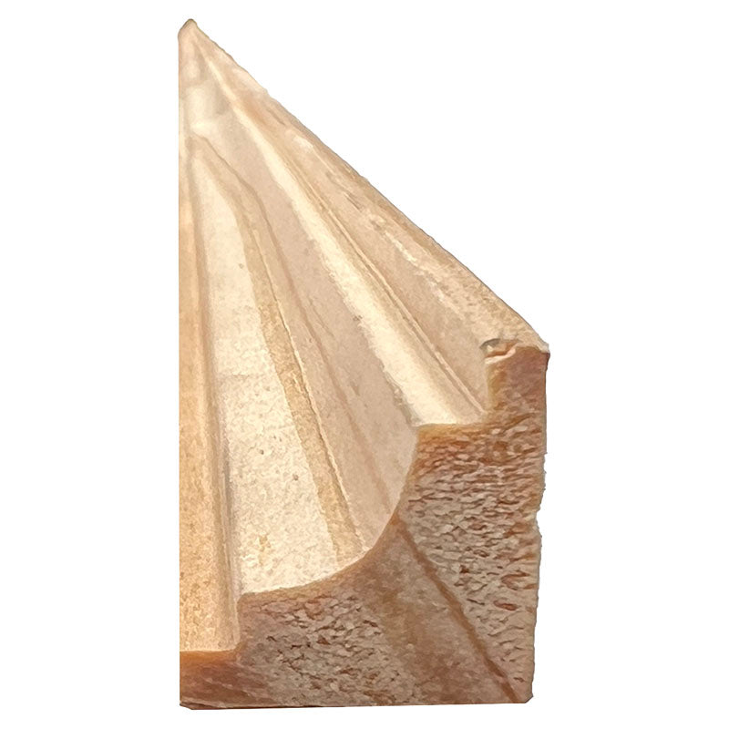 Pine half-round molding 1" 3.2 m (19 x 19 mm)