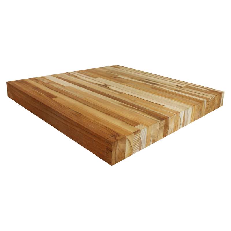 Tope mesa teca 80 x 80 cm 45 mm