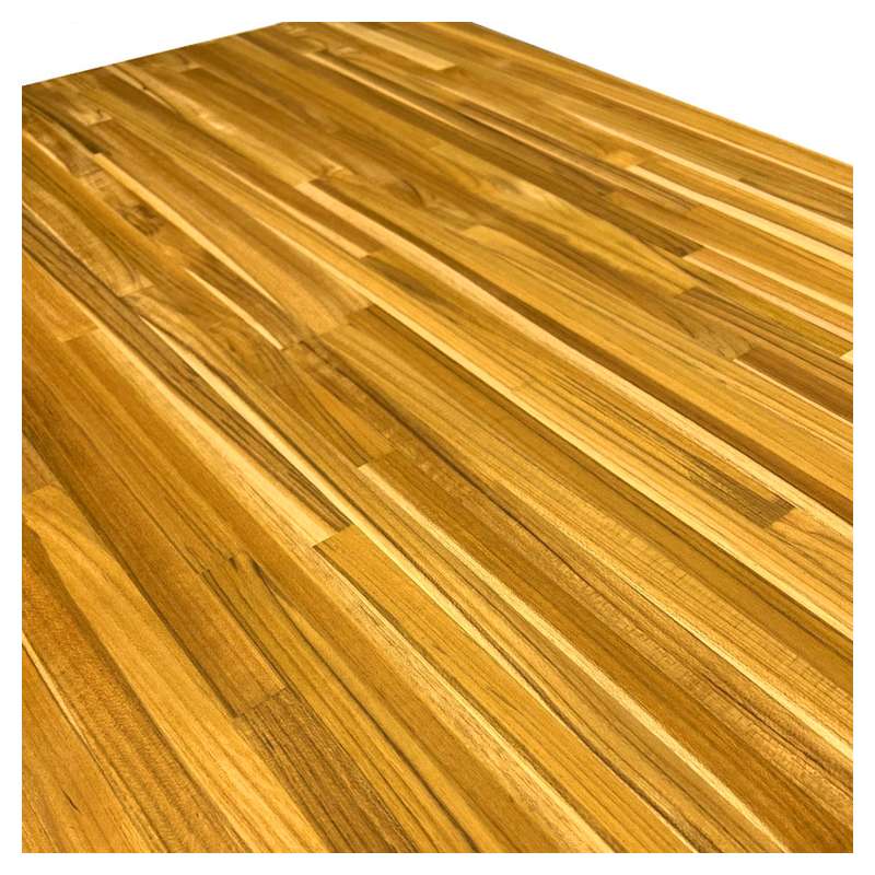 Tope mesa teca 80 x 160 cm 45 mm
