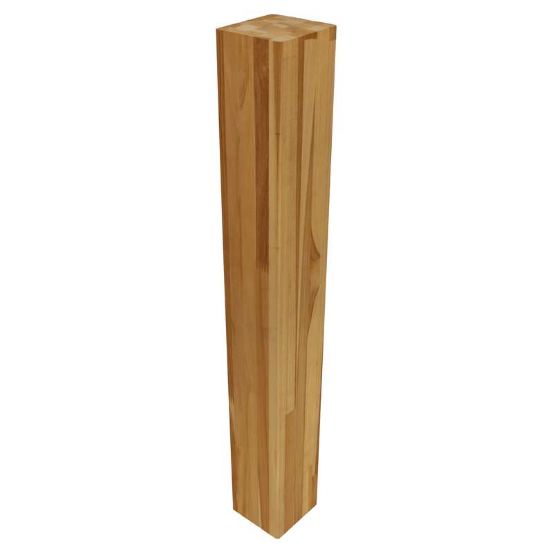 Pata mesa teca 75 cm 90 mm