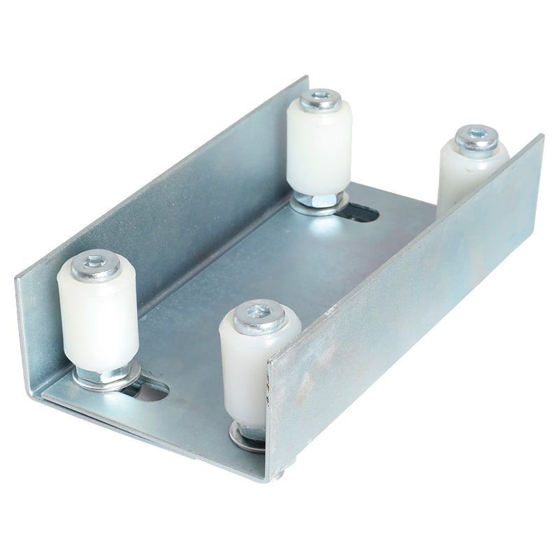 Placa con rodines de nylon 60 mm