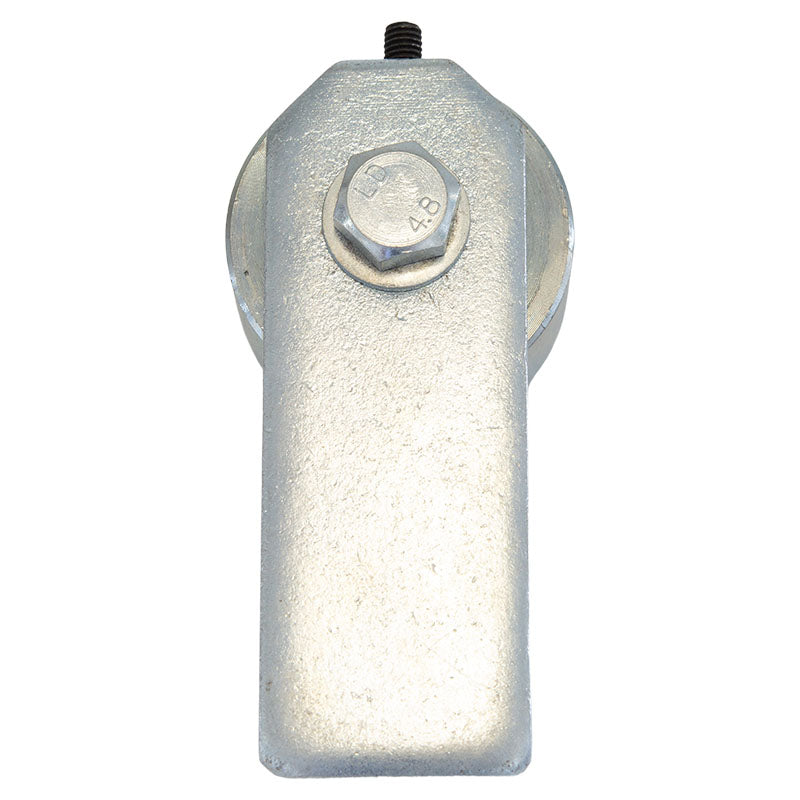 Pivote superior con rol inoxidable para portón abatible