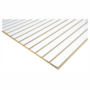 18mm White Slatwall Panel 122 x 244 cm