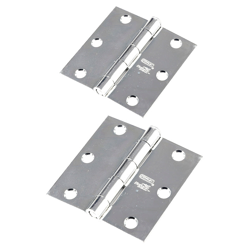 3" x 3" Silver Hinge 2 pcs