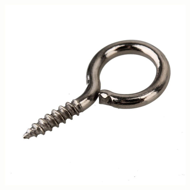 Tornillo de ojo cerrado #6 12 uds