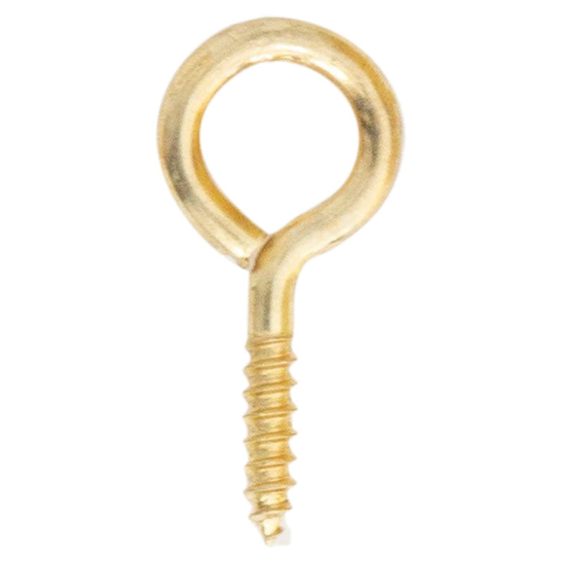 Armella cerrada dorada #8 12 uds