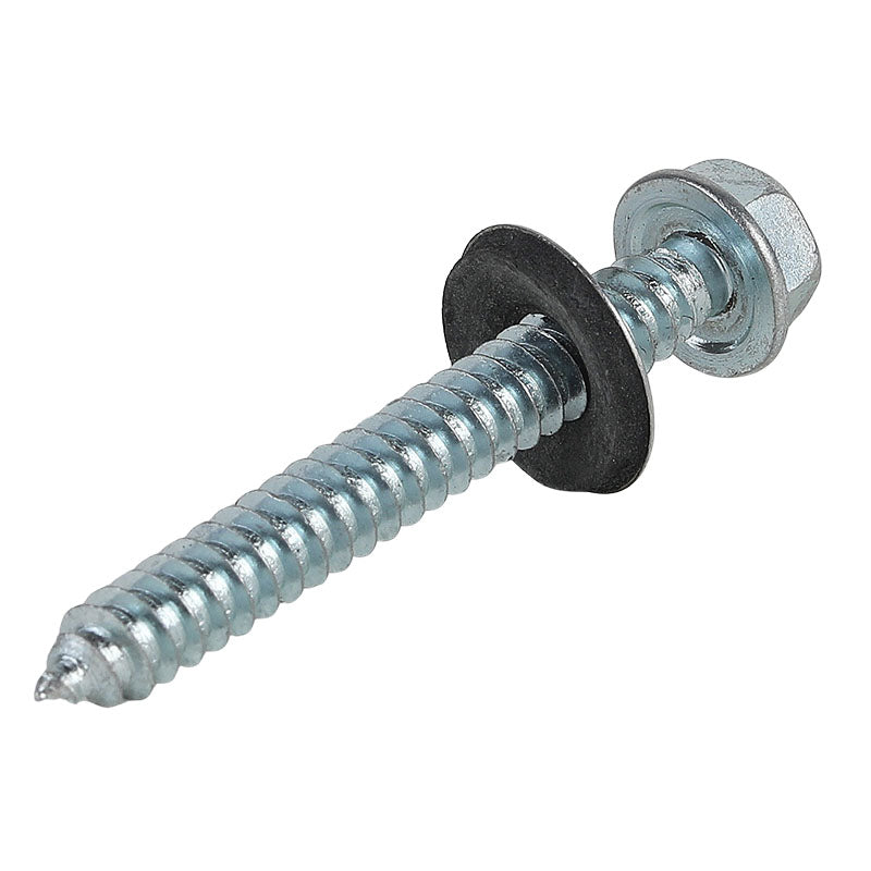 Fine-point galvanized roof screw 2" 12 pcs
