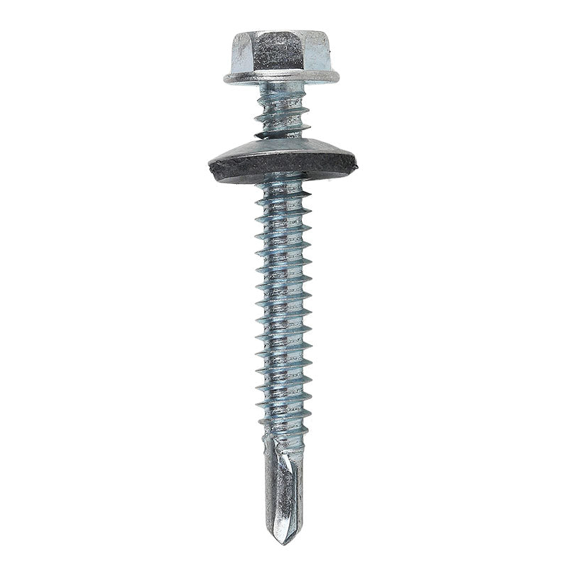 Self-drilling galvanized roofing screw 2" 12 pcs