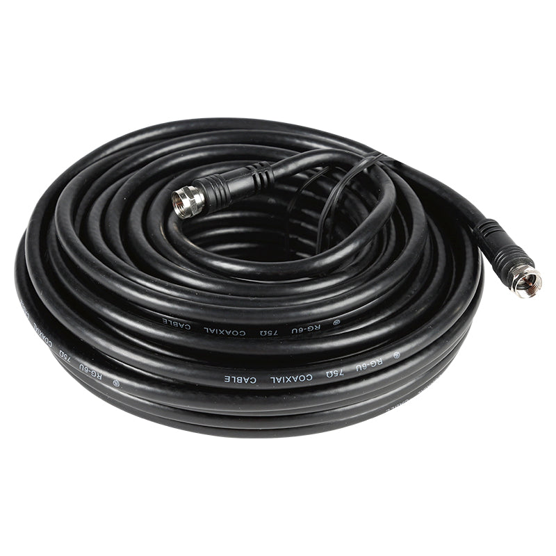 Cable coaxial negro 15 m