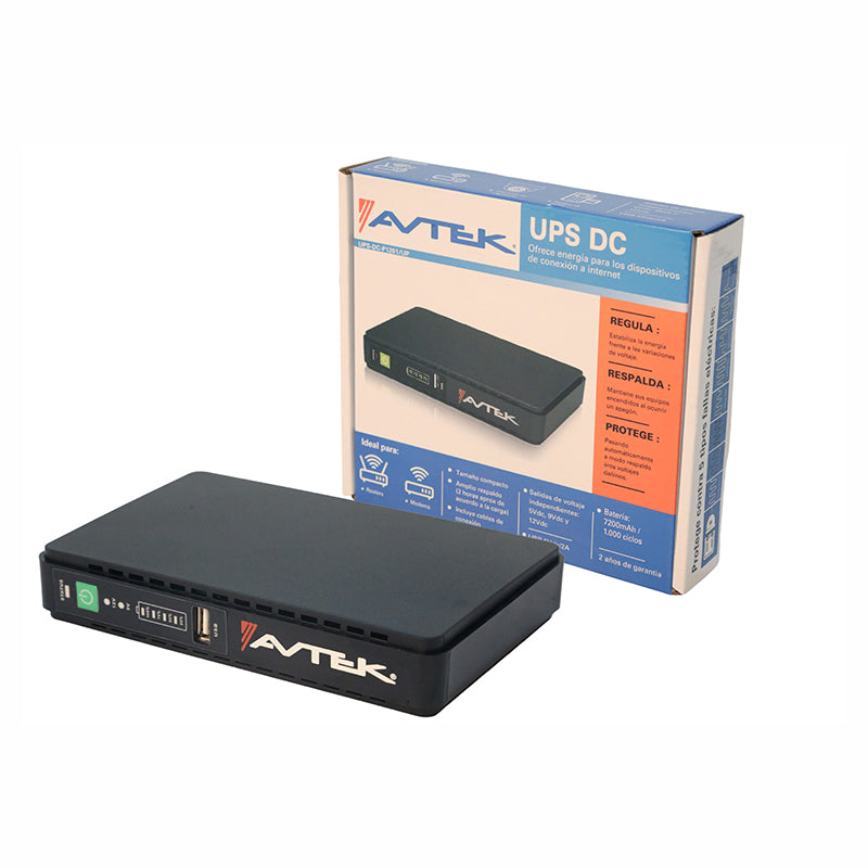 UPS DC para equipos de conexión internet 18 W 1 A 100-240 V 50/60 Hz