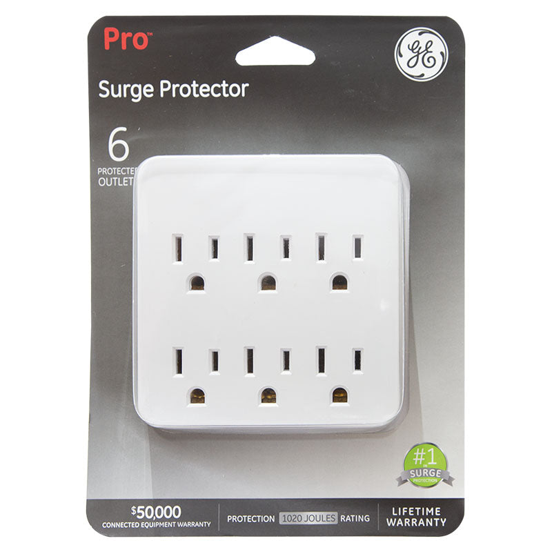 Protector de picos de corriente 1.020 J 6 enchufes
