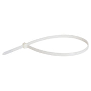 18" white plastic cable ties 20 pcs
