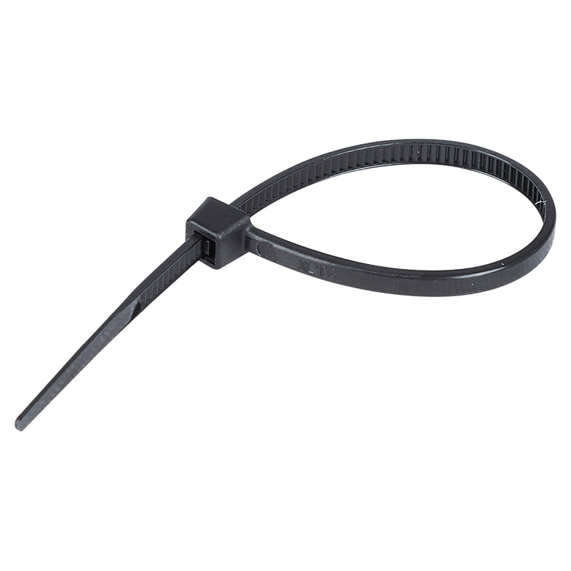 Amarra plástica 4" negra 100 uds