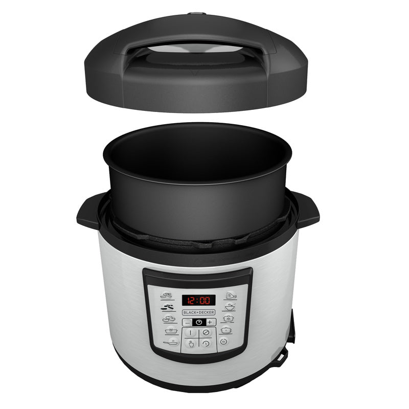 Olla multifuncional y de presión de 5.7 litros Black + Decker