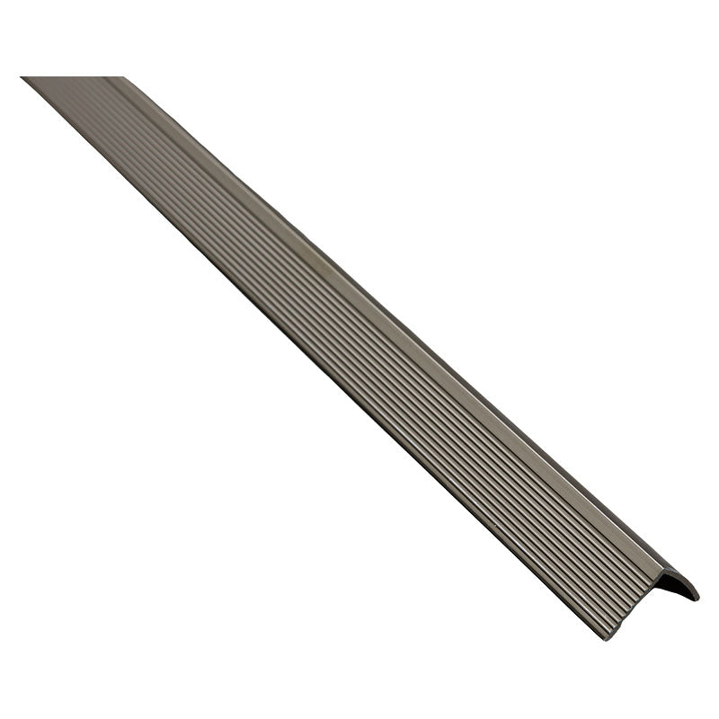 Moldura borde escalera aluminio champán 3 m