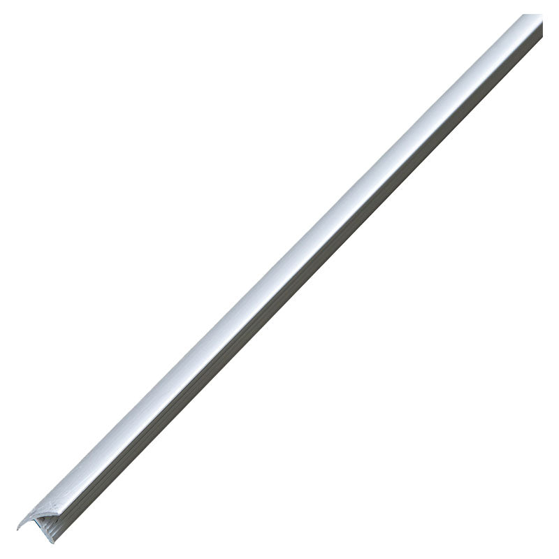 Moldura T aluminio plata 3 m
