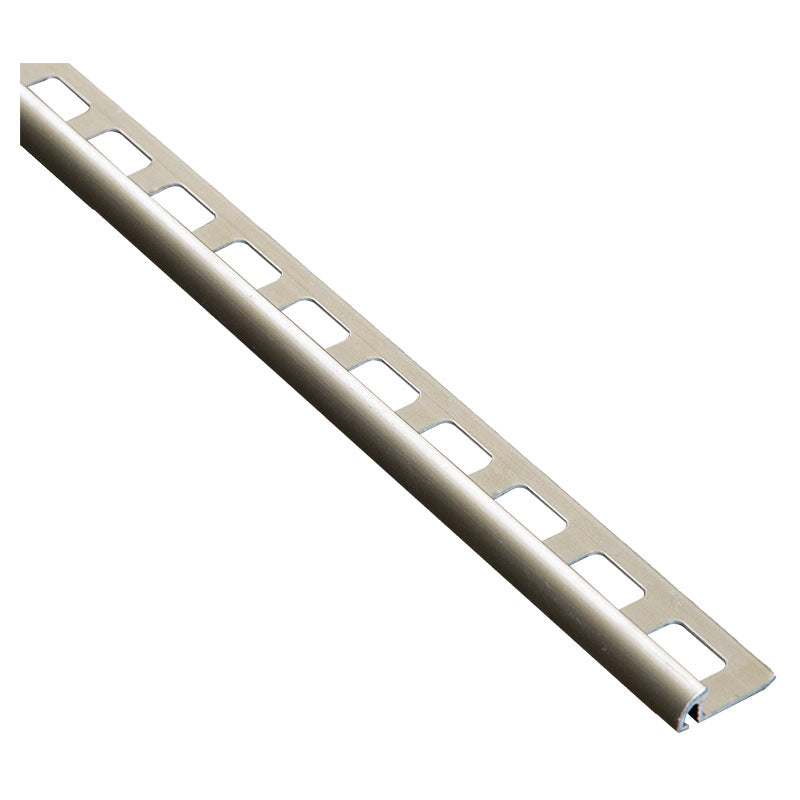 Moldura terminal aluminio champagne 2,4 m