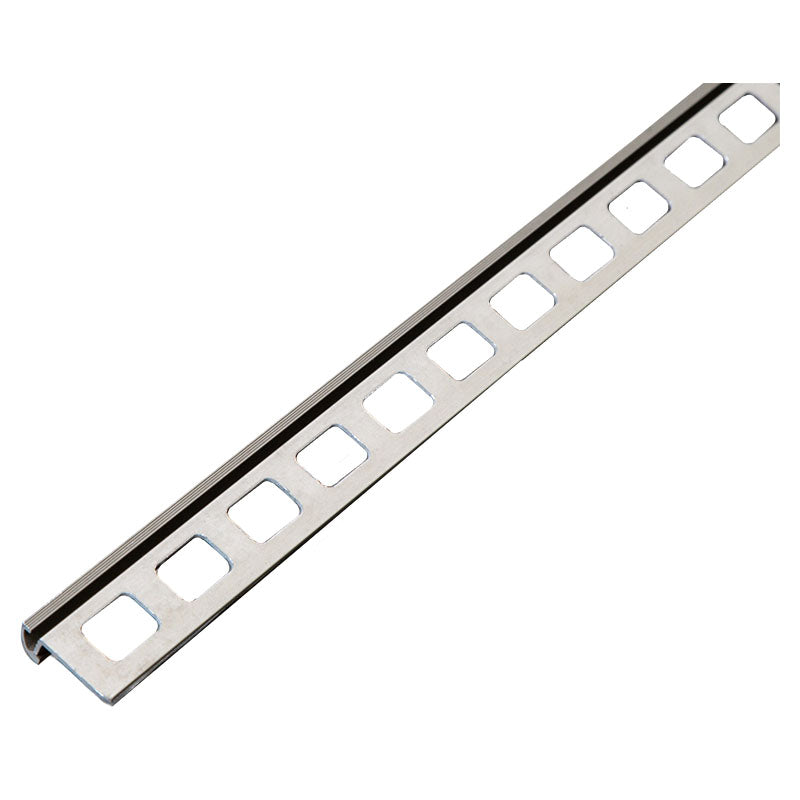 Moldura terminal aluminio champagne 2,4 m