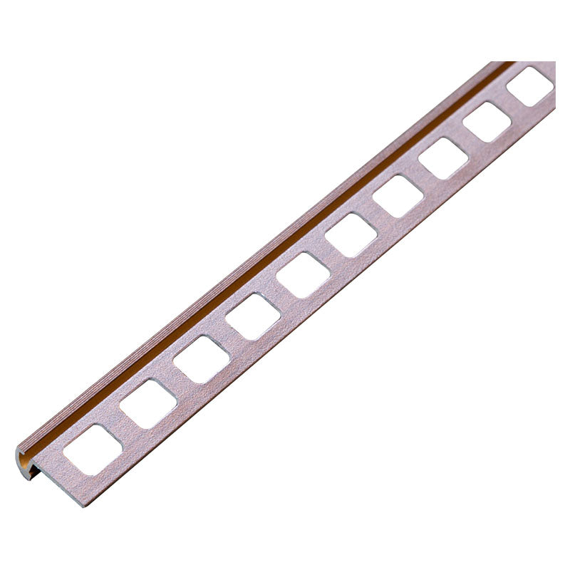 Mahogany aluminum end trim 2.4 m