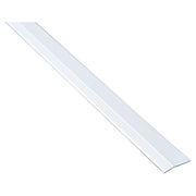Uneven aluminum trim 3 m silver