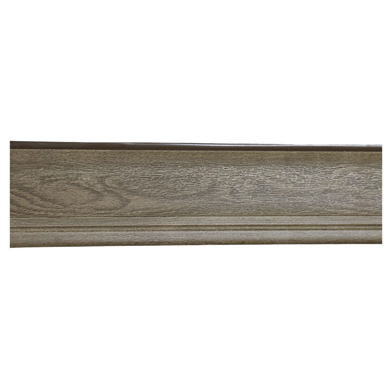 Rodapié PVC café claro 8.5 x 240 cm