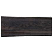 Dark brown PVC baseboard 10 x 240 cm