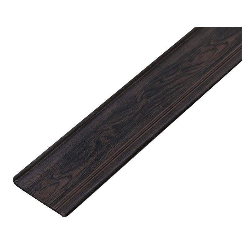Dark brown PVC baseboard 10 x 240 cm