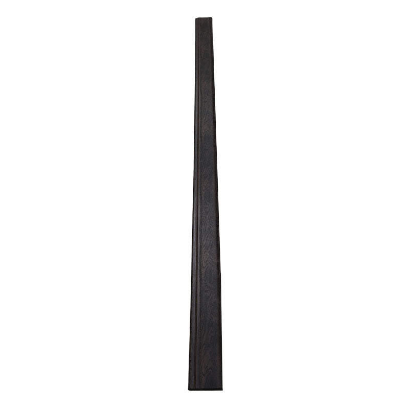 Dark brown PVC baseboard 10 x 240 cm